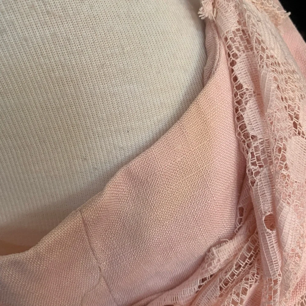 Vintage 50’s/60’s era pink daisy wiggle dress - spring - Picture 10 of 11